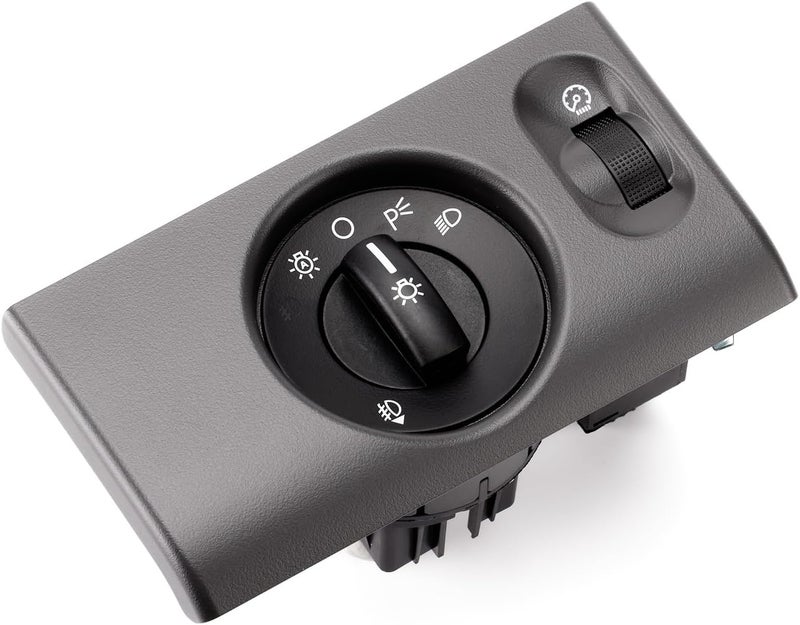 Lin Cin Yin Headlight Switch Fog Light Switch for 2005-2006-2007-2008 Ford F150,2006-2007 Lincol Mark LT,Headlamp Dimmer Control Low Beam Instrument Panel Knob 5L3Z11654CAB,SW7344,1S9939 - Image 5